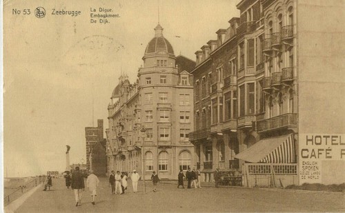 Zeebrugge digue gelaufen - la,