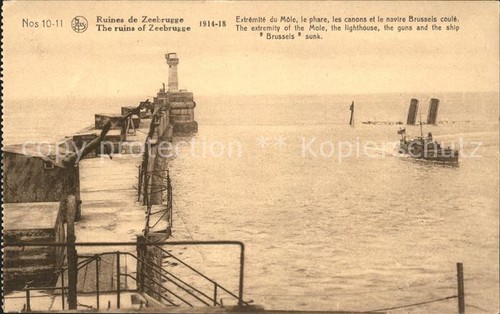 Zeebrugge ruines mole - zeebrugge,