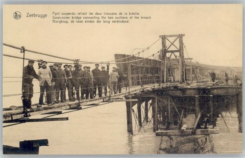 Zeebrugge pont suspendu - zeebrugge,