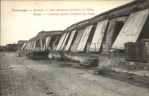 Zeebrugge mole ruines - zeebrugge,