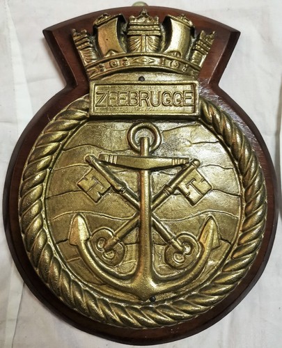 Hms zeebrugge massive bronze - -,