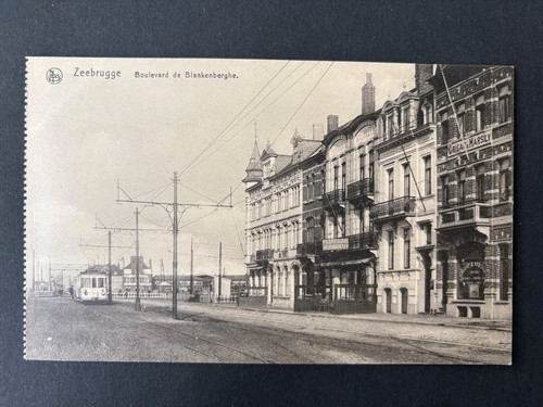 Zeebrugge belgien boulevard - ak,