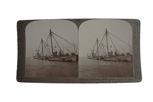 Ww1 stereoview hms - ww1,