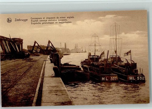 Zeebrugge english convoys - zeebrugge, and
