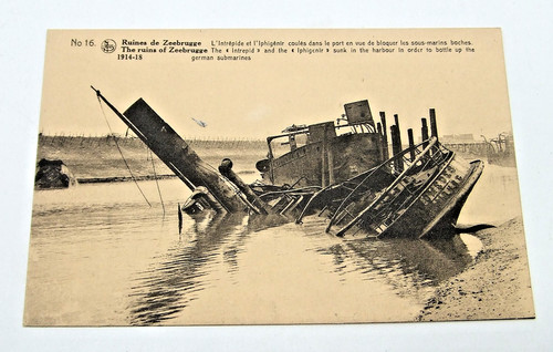 Die ruine von - ruine, zeebrugge