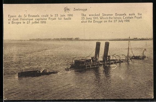 Zeebrugge the wrecked - wrecked, steamer