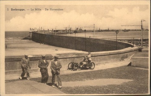 Zeebrugge mole havendam - mole,