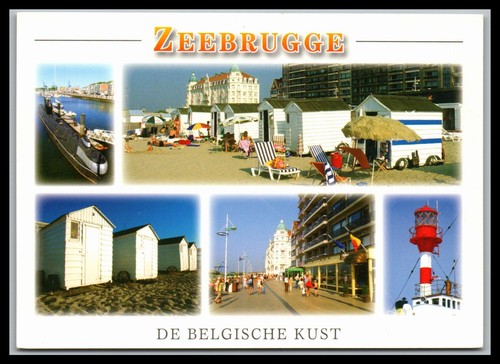 Ansichtskarte zeebrugge - ansichtskarte,