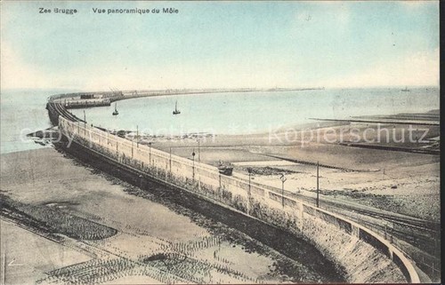 Zeebrugge fliegeraufnahme mole - zeebrugge,